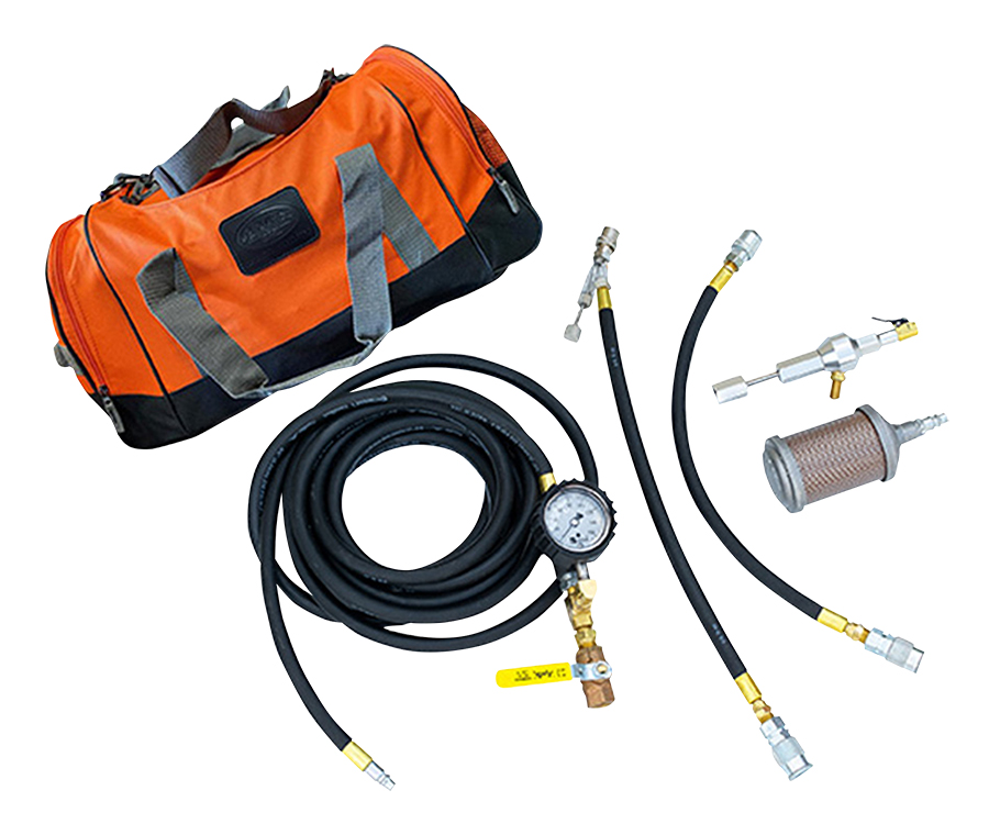 AME OTR 20 Foot Inflator Kit w/ Stand.& Lg Bore Ejectors - Storage